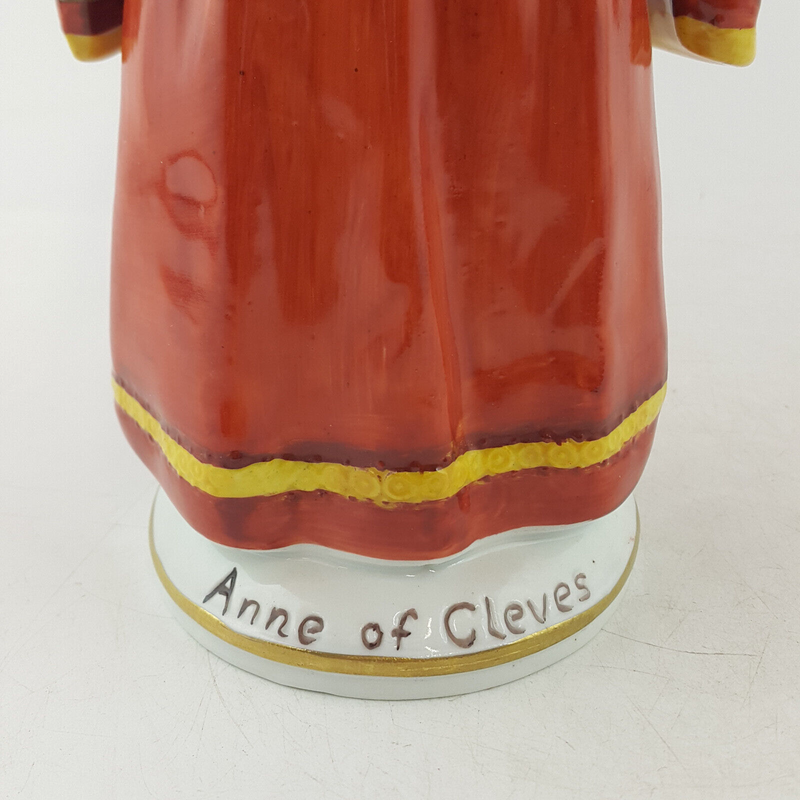 Sitzendorf Porcelain Figurine - Anne Of Cleves - Wife Of Henry VIII - OP 3312