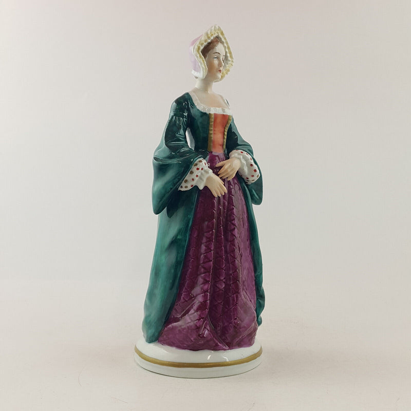 Sitzendorf Porcelain Figurine - Jane Seymour - Wife Of Henry VIII - OP 3313