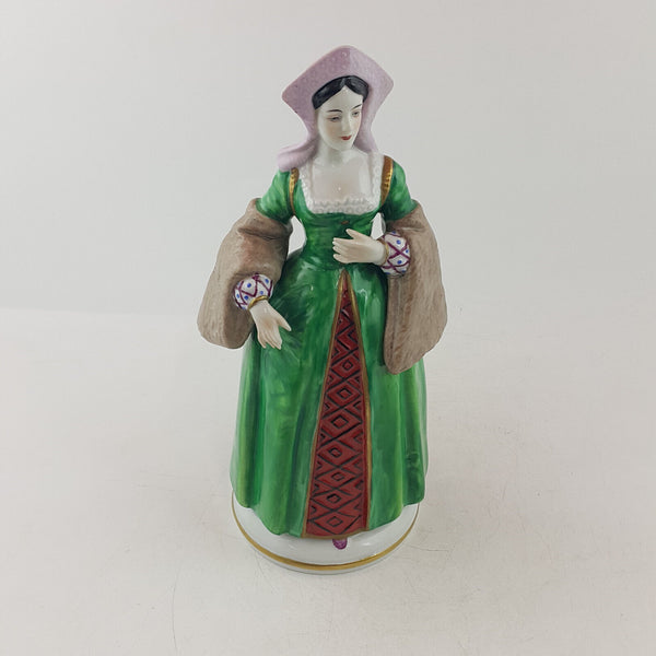 Sitzendorf Figurine - Catherine Of Aragon - Wife Of Henry VIII - OP 3314
