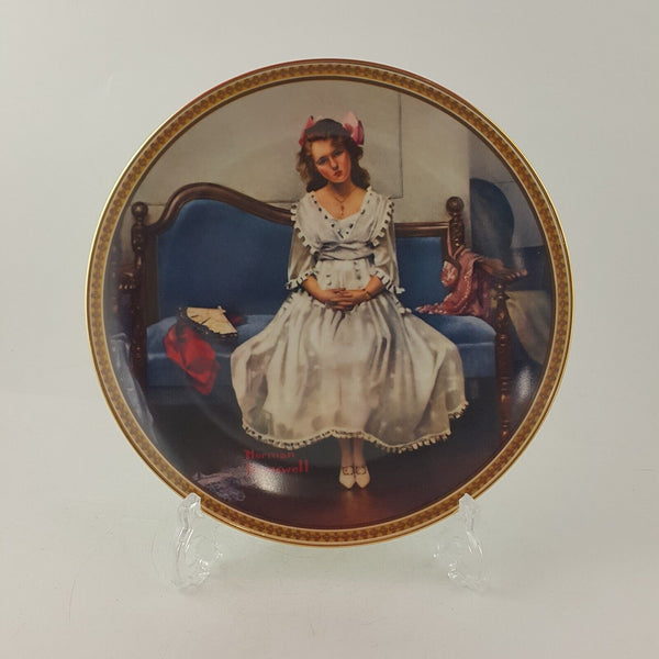 Knowles Decorative Plate Waiting At The Dance - 8549 O/A