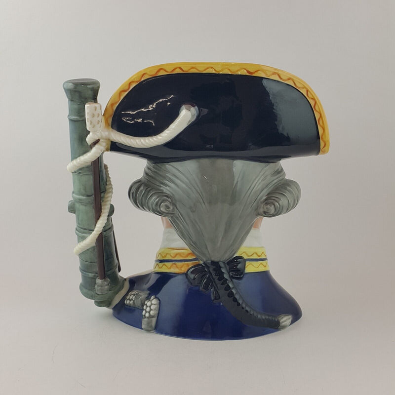 Franklin Mint Maritime Trust Porcelain Admiral Lord Hood Character Jug - 8693 O/