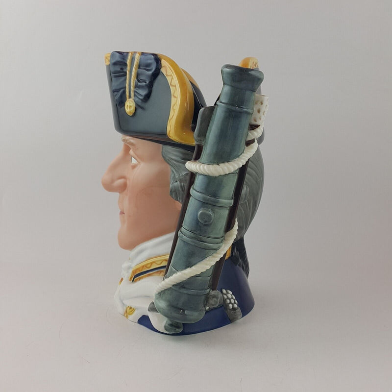 Franklin Mint Maritime Trust Porcelain Admiral Lord Hood Character Jug - 8693 O/