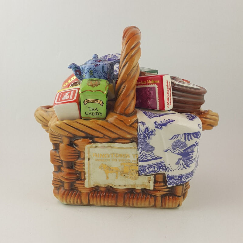 Ringtons Monty Basket Teapot Novelety Hamper Teapot By Paul Cardew Design - 8701