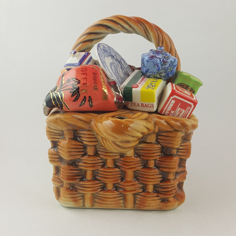 Ringtons Monty Basket Teapot Novelety Hamper Teapot By Paul Cardew Design - 8701