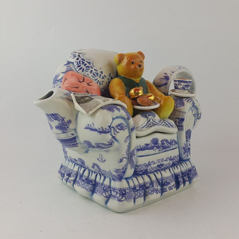 Ringtons Teddy Bear Tea Time Teapot By Paul Cardew Design - 8702 O/A