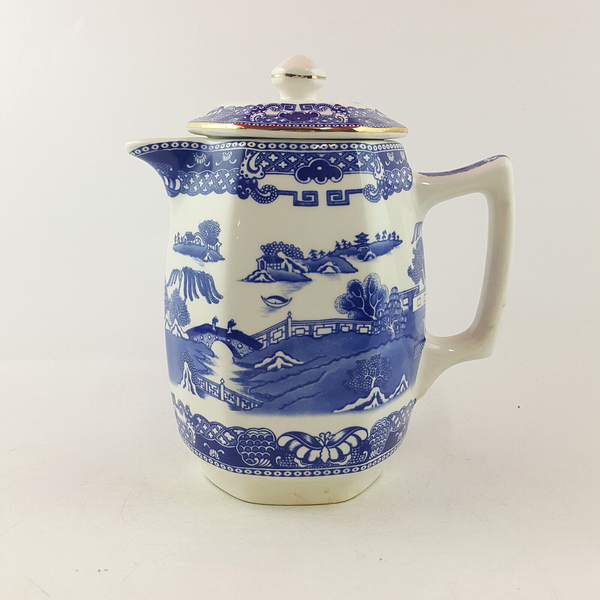 Ringtons - Blue & White Jug With Lid - OP 3348
