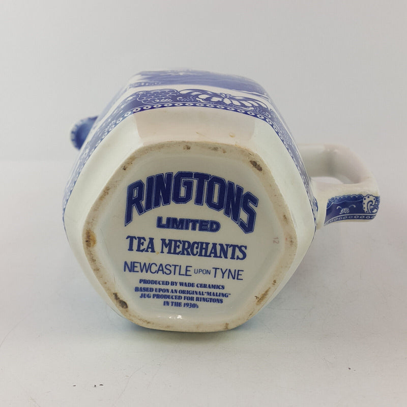 Ringtons - Blue & White Jug With Lid - OP 3348