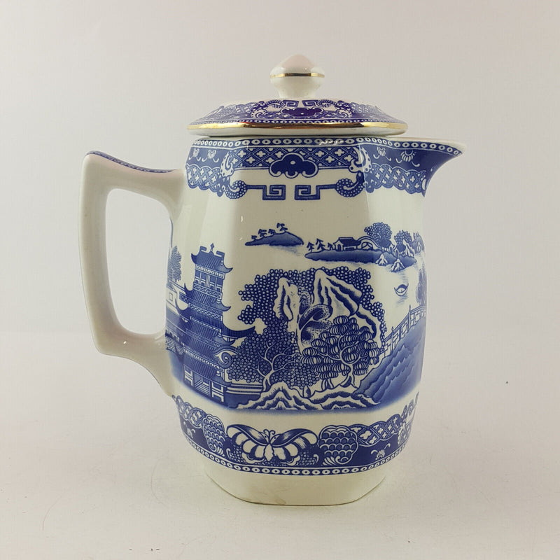 Ringtons - Blue & White Jug With Lid - OP 3348