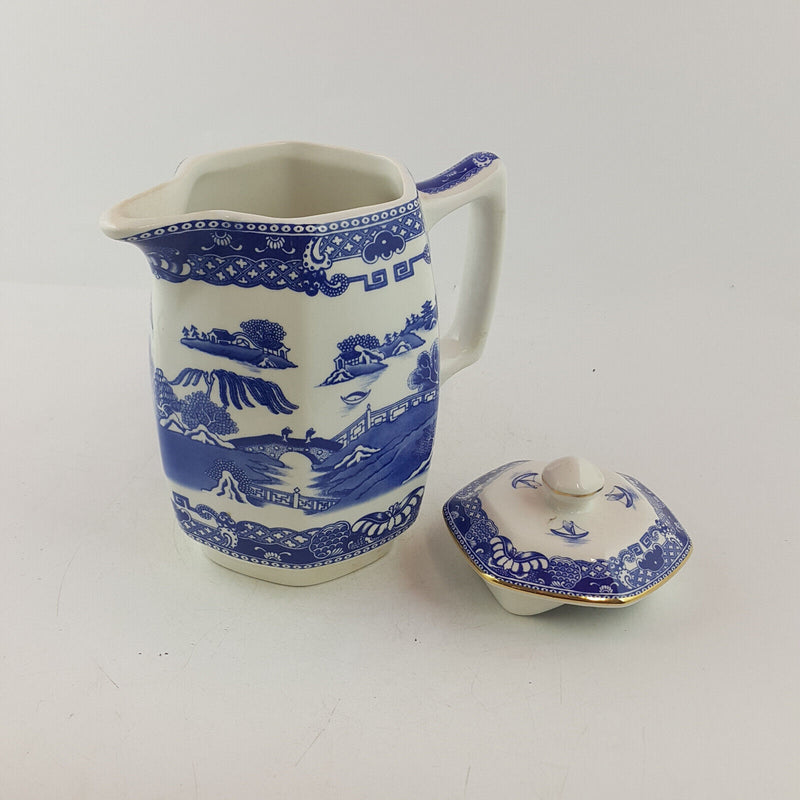 Ringtons - Blue & White Jug With Lid - OP 3348