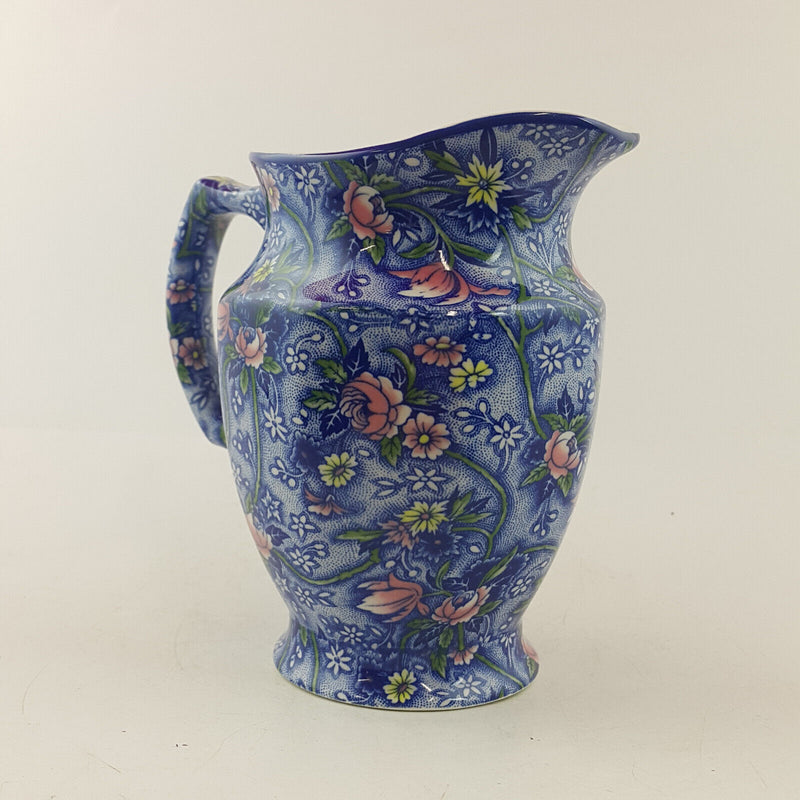 Ringtons - Blue Floral Chintz Pitcher / Jug - OP 3347