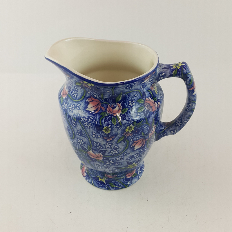 Ringtons - Blue Floral Chintz Pitcher / Jug - OP 3347