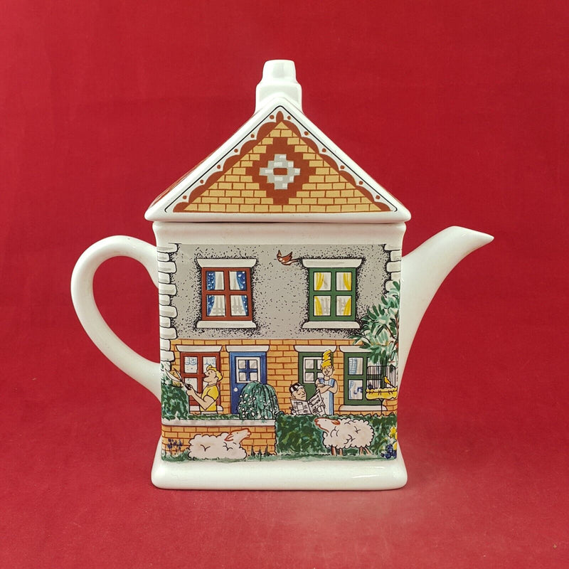 Ringtons By Wade Collectable Ceramic 1950's House Teapot -8710 O/A