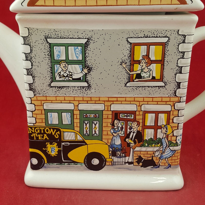 Ringtons By Wade Collectable Ceramic 1950's House Teapot -8710 O/A