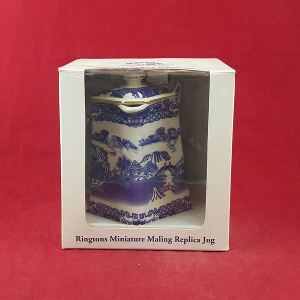 Ringtons By Wade Blue and White Teapot Willow Pattern - 8711 O/A