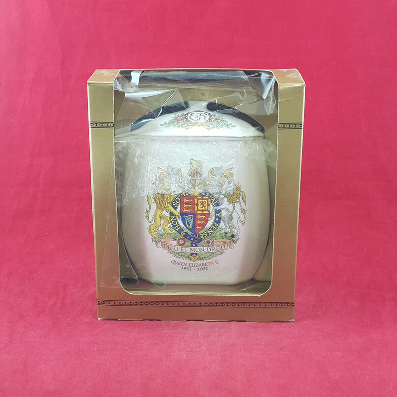 Ringtons - HM Queen Elizabeth II Tea Caddy Golden Jubilee 1952-2002 - OP 3350