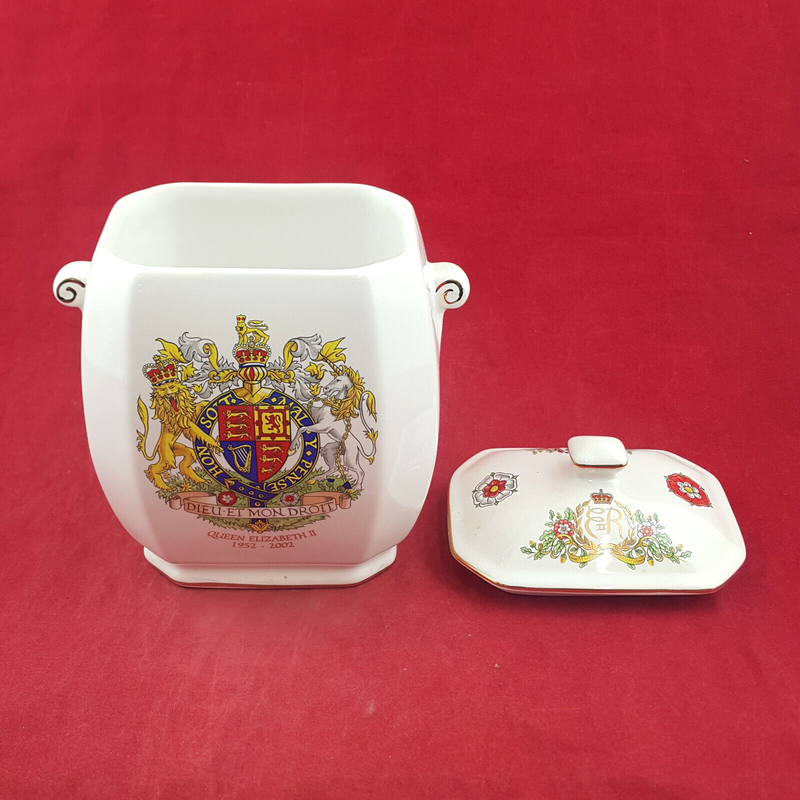 Ringtons - HM Queen Elizabeth II Tea Caddy Golden Jubilee 1952-2002 - OP 3350