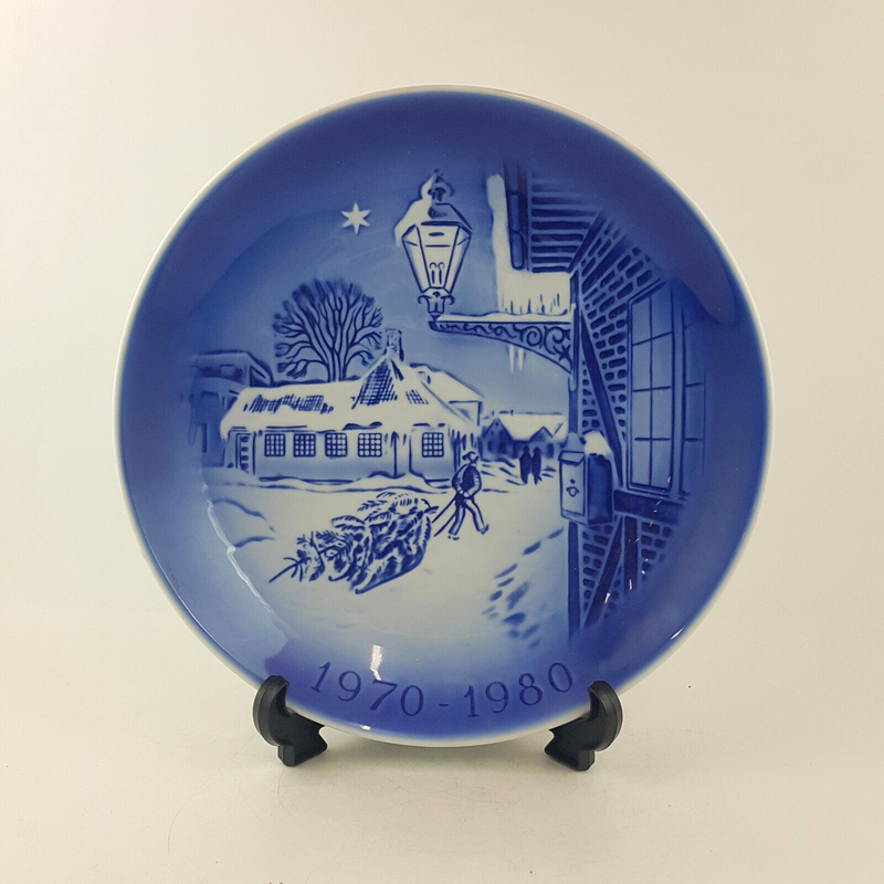 Copenhagen Bing & Grondahl Denmark - Jubilee Plate 1970-1980 - RCH 3355