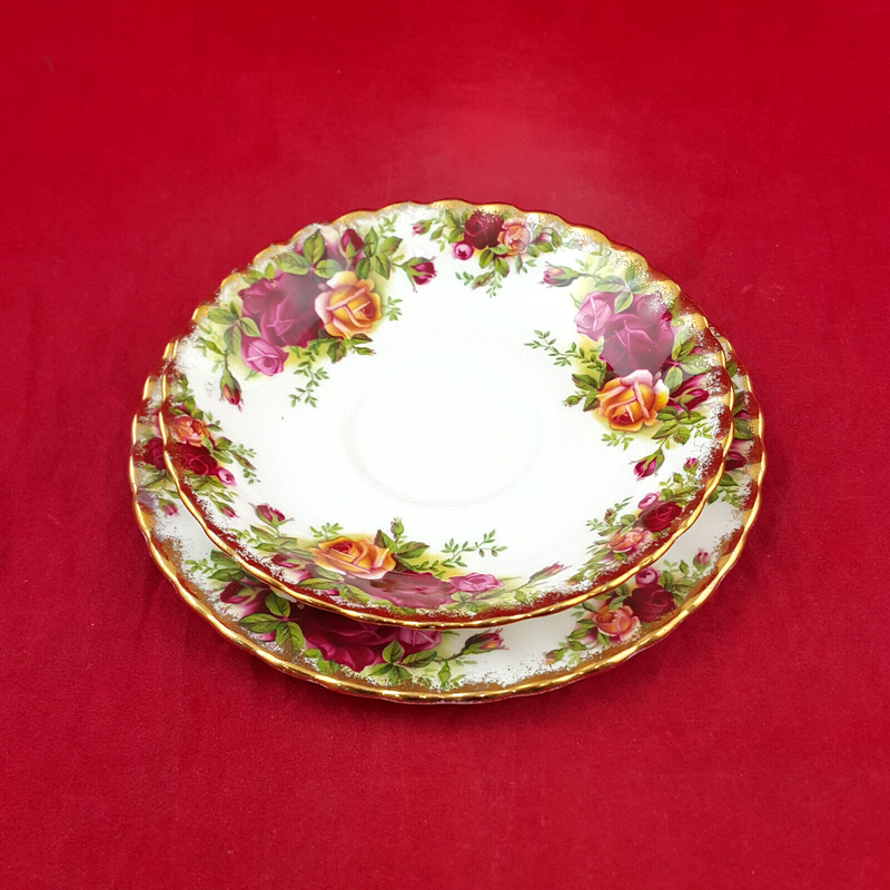 Royal Albert Old Country Roses - Pair Of Of Saucer & Plate - OP 2956