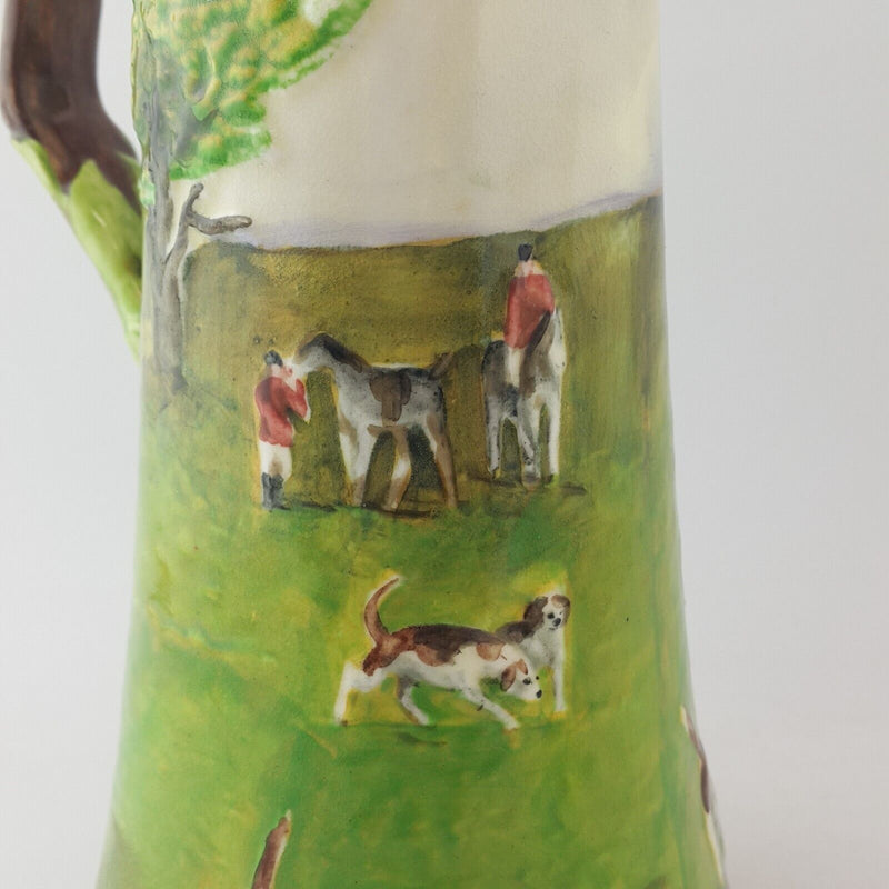 Royal Doulton Fox Hunting Relief Very Tall Ewer - 8775 RD