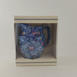 Ringtons By Wade Ceramics Pottery Blue Floral Chintz pitcher / Jug - 8784 O/A