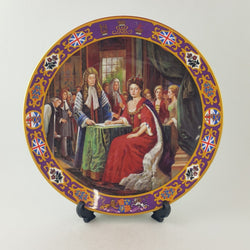 Royal Doulton PN162 Kings & Queens of The Realm Queen Anne Decorative Plate - 76