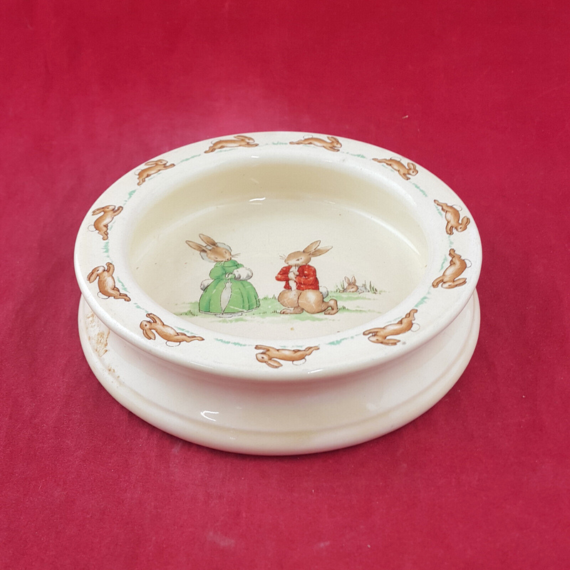 Royal Doulton Bunnykins - Plate / Bowl - Barbara Vernon (Rare) - OP 3407