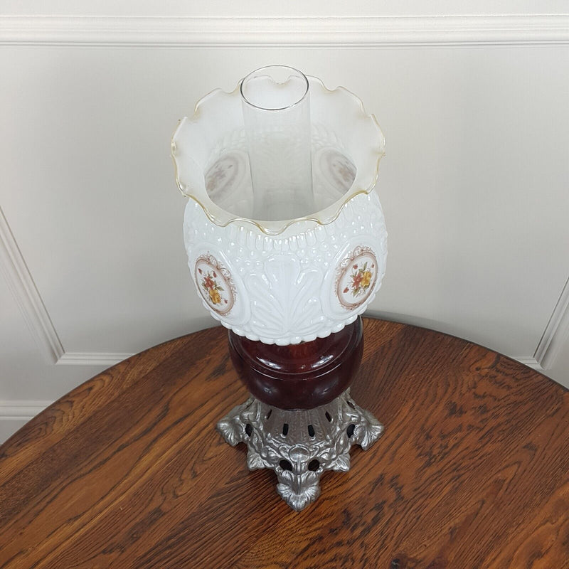 Antique Victorian Glass Oil Lamp - 8790 O/A