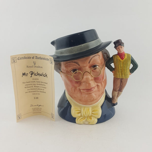 Royal Doulton Large Character Jug D6959 - Mr Pickwick New With CoA - 8798 RD