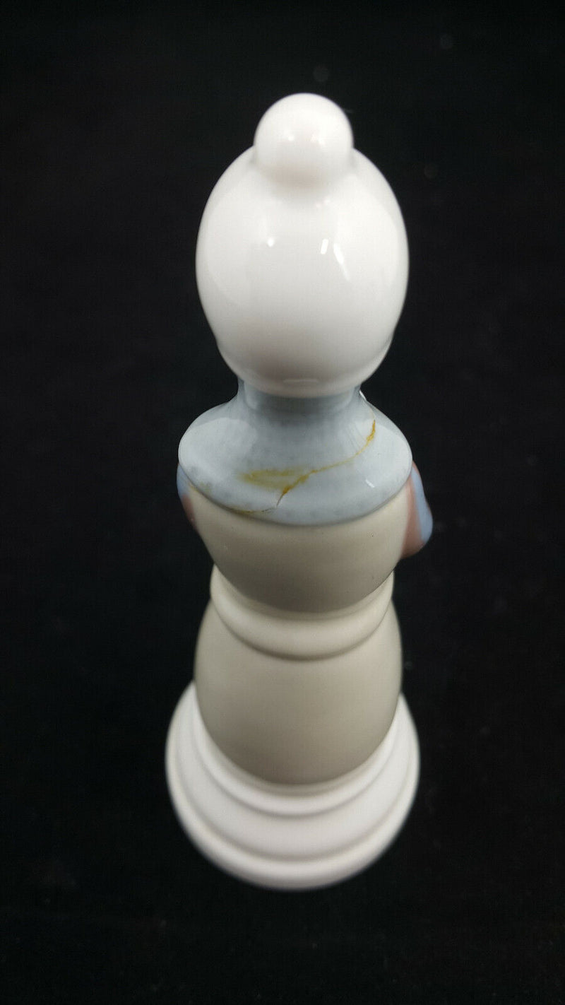 Lladro Medieval Chess Pawn - Damaged/Restored