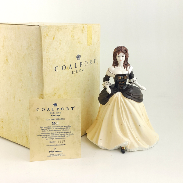 Coalport Porcelain Figurine - Literary Heroines - Molly (Boxed & CoA) - CP 2003