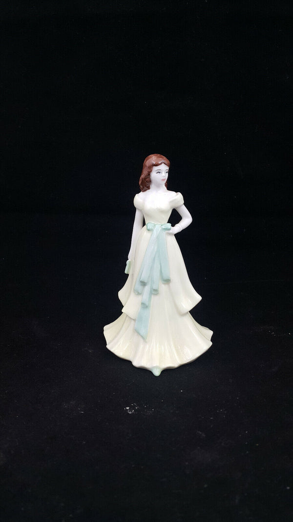 Coalport Figurine Lady in a Yellow Dress - boxed