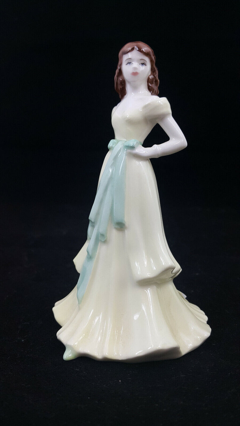 Coalport Figurine Lady in a Yellow Dress - boxed