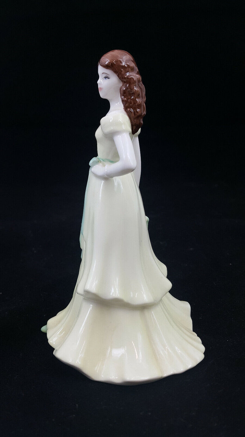 Coalport Figurine Lady in a Yellow Dress - boxed