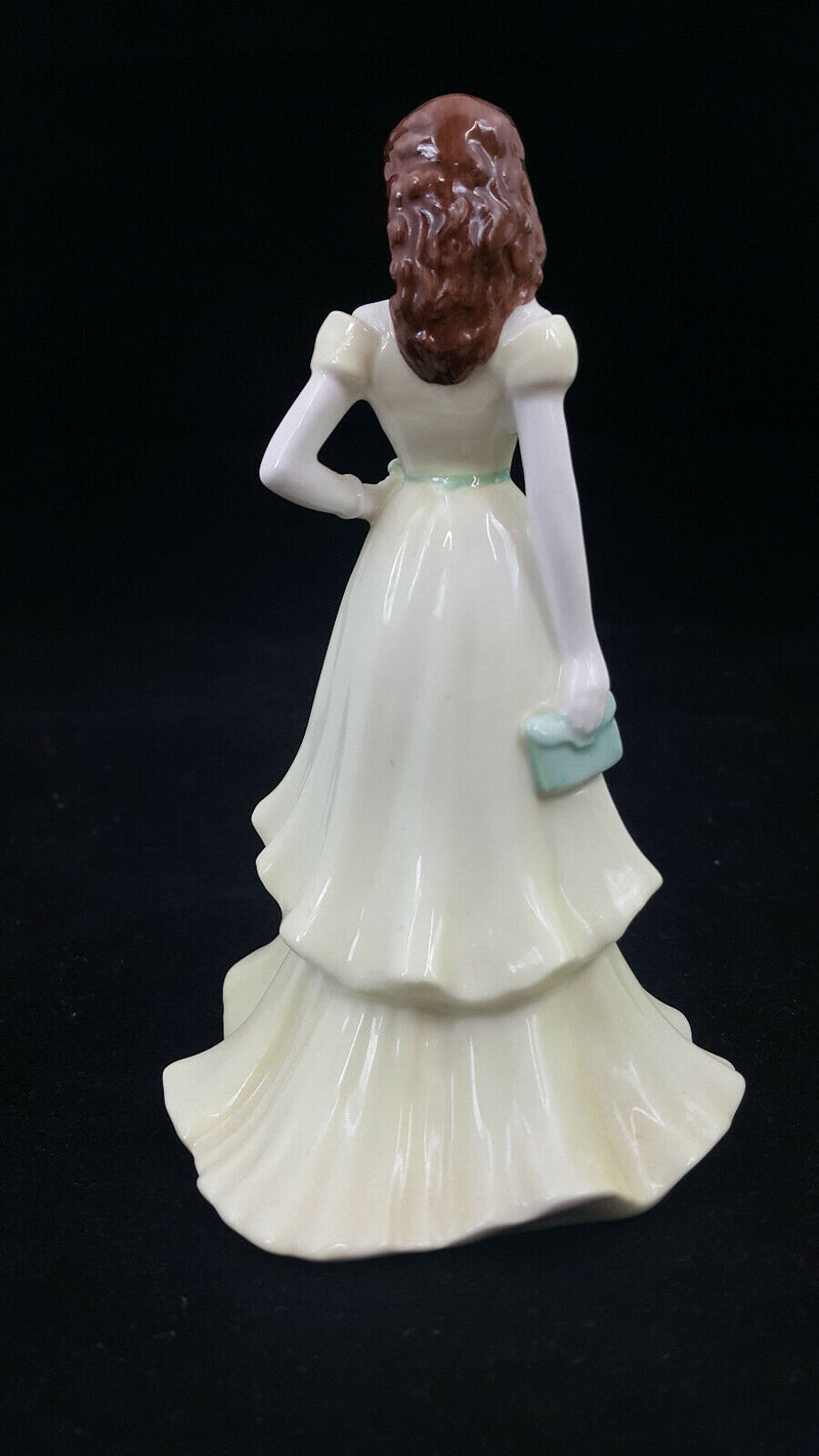 Coalport Figurine Lady in a Yellow Dress - boxed