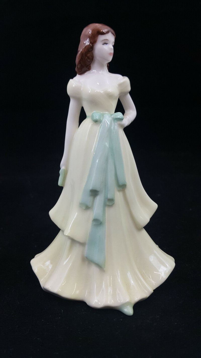 Coalport Figurine Lady in a Yellow Dress - boxed