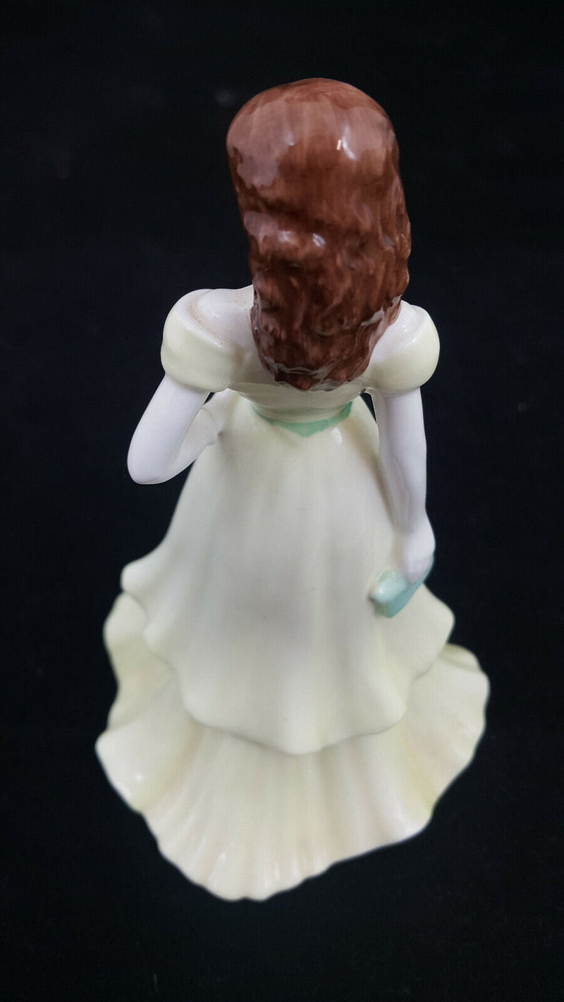 Coalport Figurine Lady in a Yellow Dress - boxed