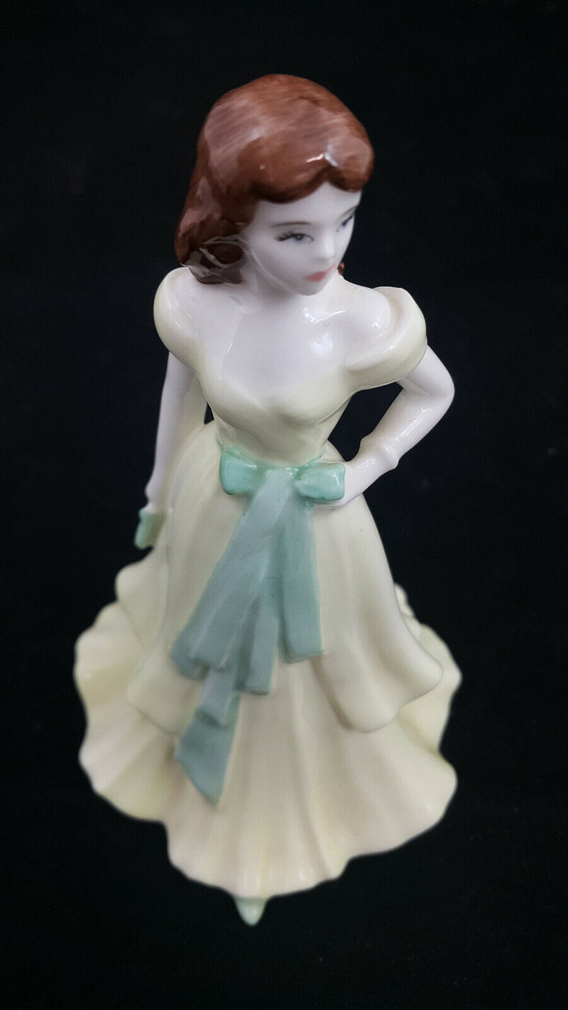 Coalport Figurine Lady in a Yellow Dress - boxed