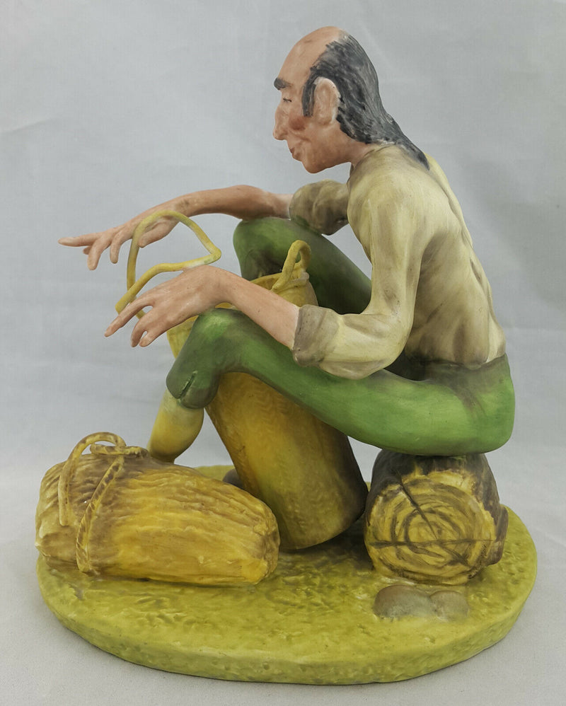 Coalport Figurine Basket Maker Limited Edition 150/1000