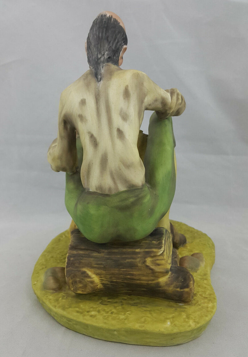 Coalport Figurine Basket Maker Limited Edition 150/1000