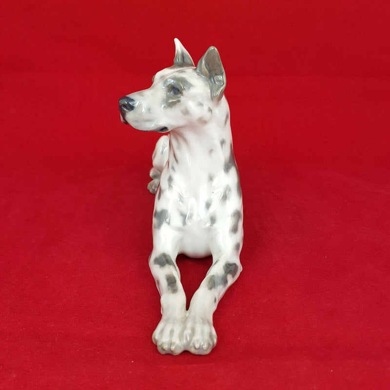 Great Dane Dog Signed - Royal Copenhagen Figurine 1679 - Denmark - RCH 5498