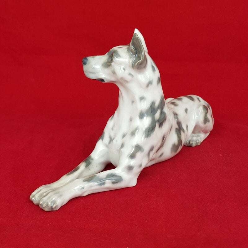 Great Dane Dog Signed - Royal Copenhagen Figurine 1679 - Denmark - RCH 5498