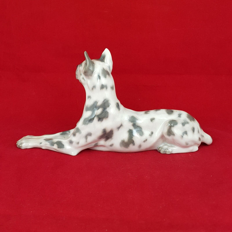 Great Dane Dog Signed - Royal Copenhagen Figurine 1679 - Denmark - RCH 5498