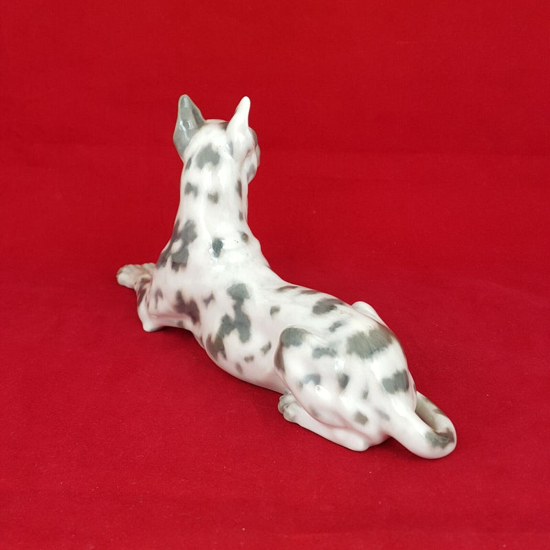 Great Dane Dog Signed - Royal Copenhagen Figurine 1679 - Denmark - RCH 5498