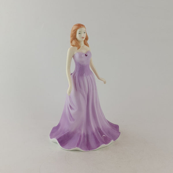 Royal Doulton Figurine HN4971 February Amethyst - 8869 RD