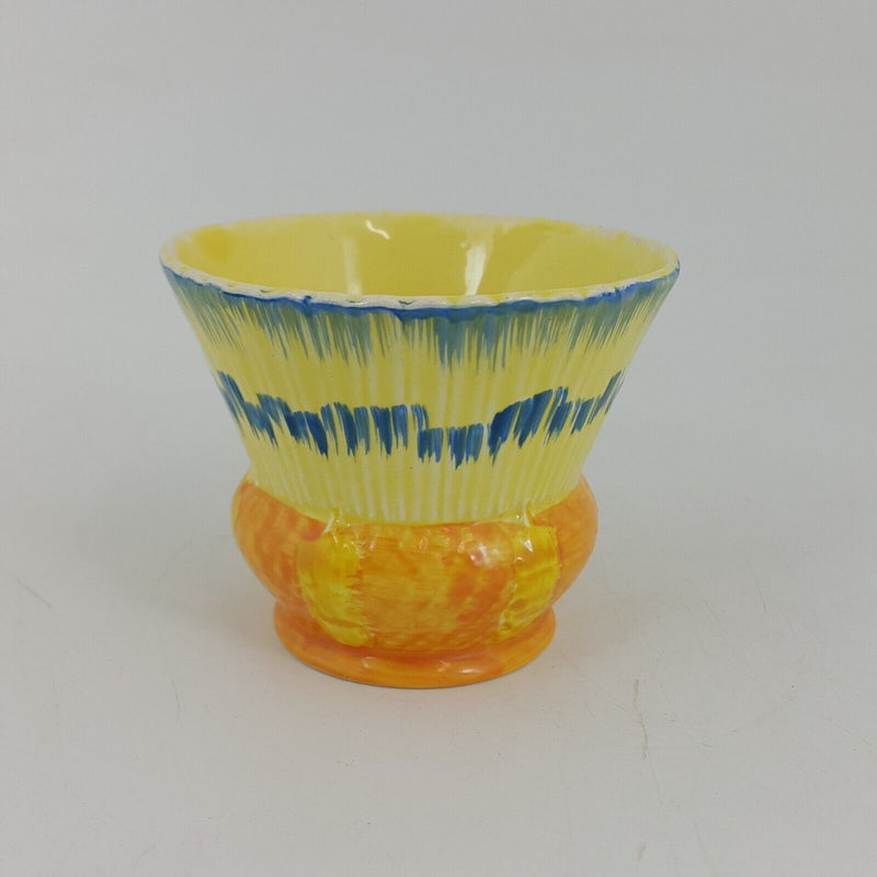 Burleigh Ware Small Pot In Blue, Orange, Yellow & Green 5388 - 6249 OA