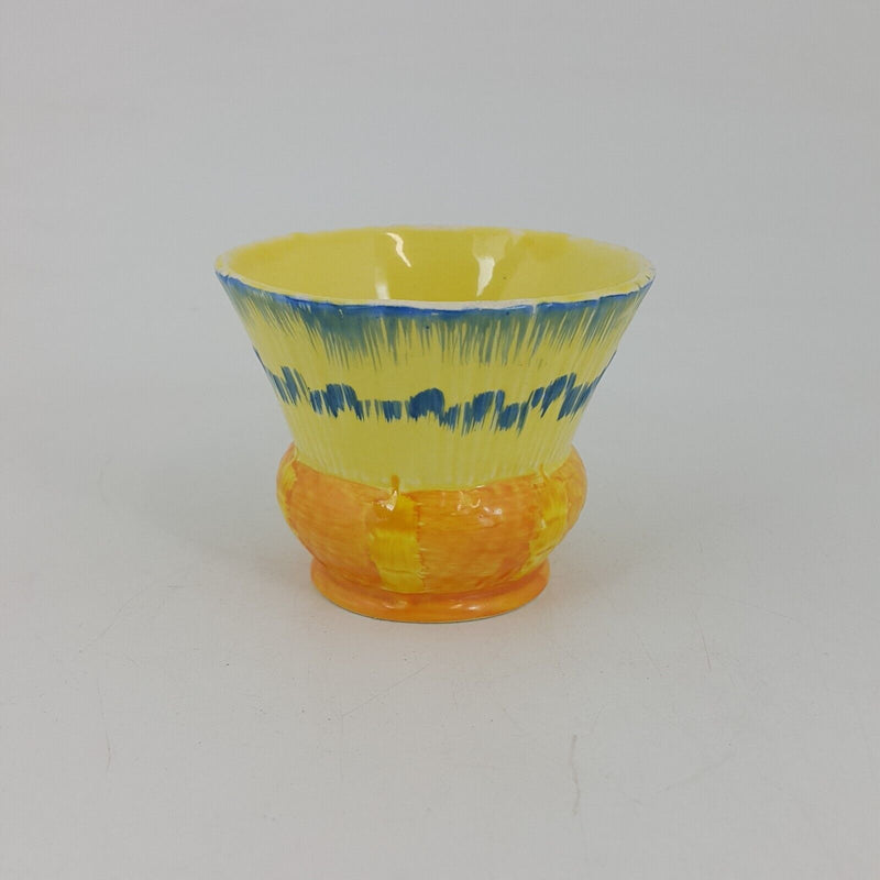 Burleigh Ware Small Pot In Blue, Orange, Yellow & Green 5388 - 6249 OA