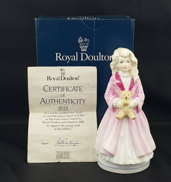 Royal Doulton Figurine Faith HN3082 - Boxed & CoA