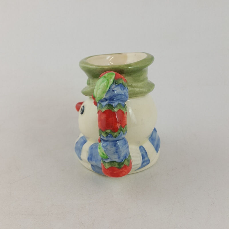 Royal Doulton Tiny Character Jug D7158 - Snowman Christmas Cracker - 7174 RD