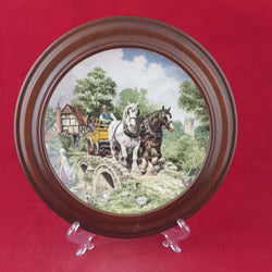 Vintage Wedgewood Collectors Plate Off to Work  - 27TF