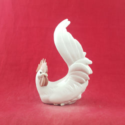 Lladro Figurine - White Cockerel Rooster 4589 - L/N 3511